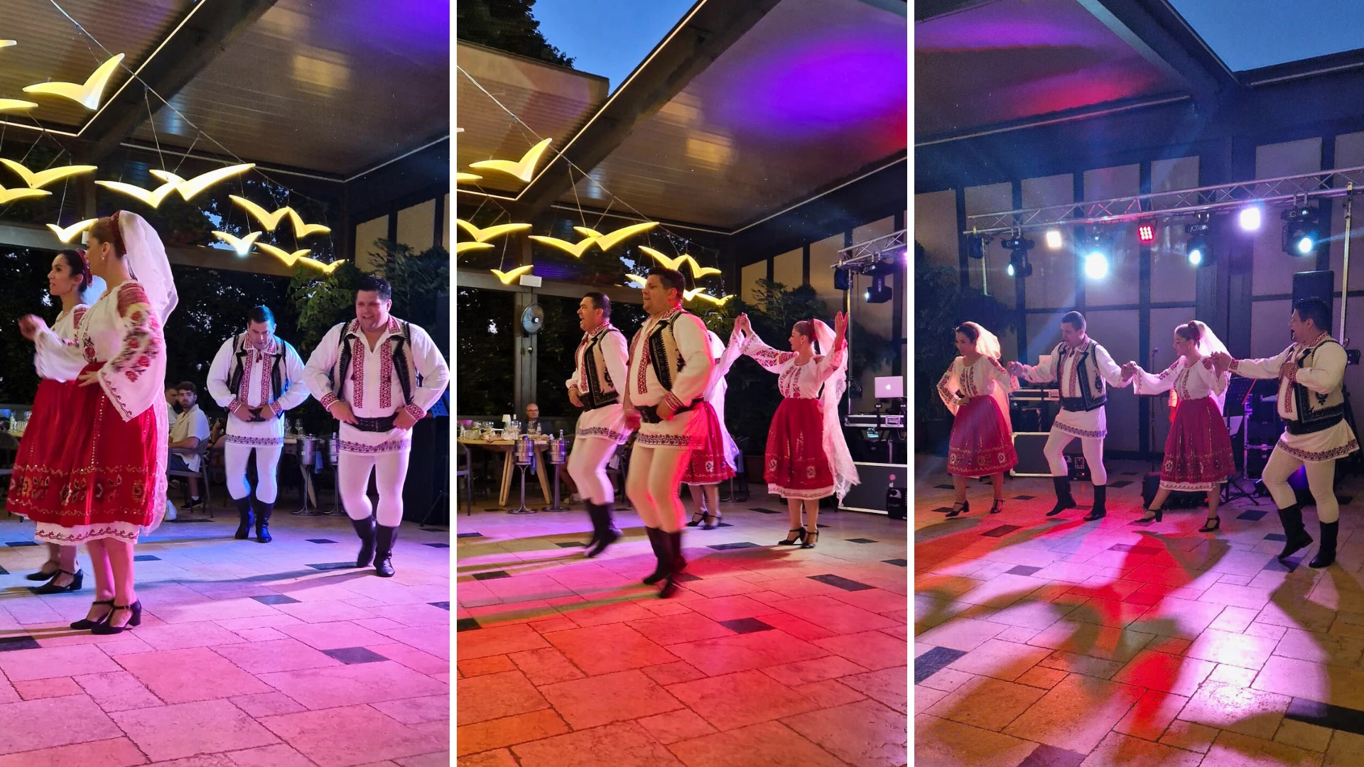 Grupul folcloric Tarabostes în spectacol de dans popular la eveniment corporate în București